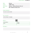 TB500 10mg Janoshik Test Report 124989